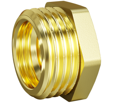 LD Pride Футорка DN25х15 (1" НР х 1/2" ВР) латунь