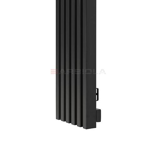 Arbiola Compact H 750-63-27 секции черный вертикальный радиатор c боковым подключением