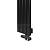 Arbiola Liner V 750-36-05 секции черный вертикальный радиатор c нижним подключением