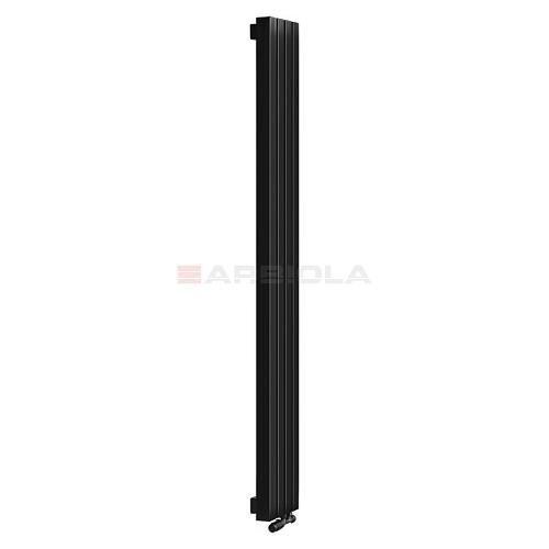 Arbiola Mono V 1800-60-14 секции черный вертикальный радиатор c нижним подключением
