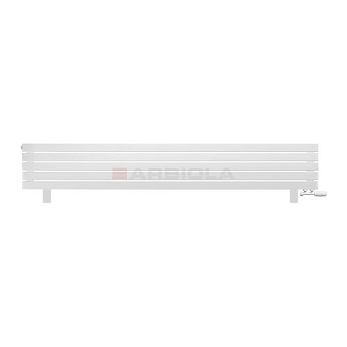 Arbiola Gorizont Liner VZ 2200-36-05 секции белый горизонтальный радиатор c нижним подключением с ножками