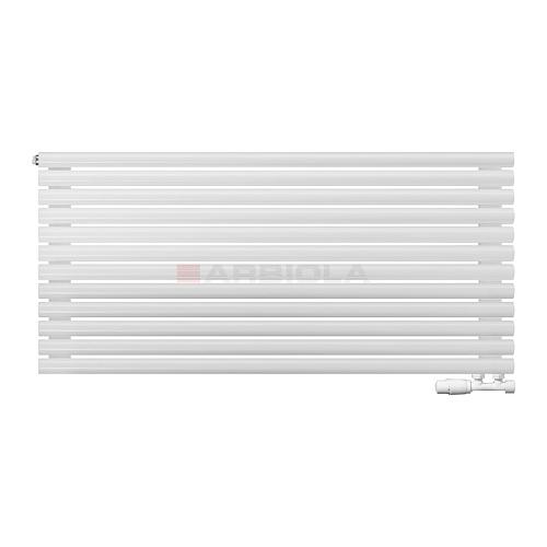 Arbiola Gorizont Iris V 1200-42-12 секции белый горизонтальный радиатор c нижним подключением