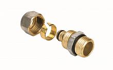 Henco Муфта обжим НР 26x3/4" латунь