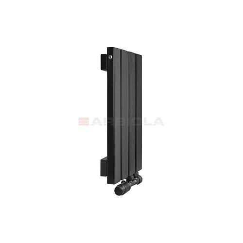 Arbiola Liner V 500-36-24 секции черный вертикальный радиатор c нижним подключением