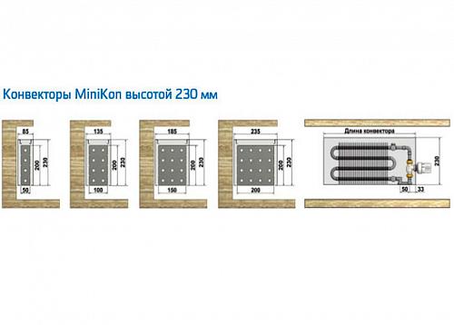 Varmann MiniKon Комфорт 135-230-2600 Конвектор напольный