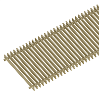 Решетка алюминиевая поперечная itermic GRILL 600 SGZ-35