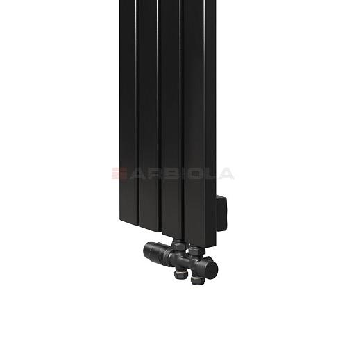 Arbiola Liner V 1800-36-09 секции черный вертикальный радиатор c нижним подключением