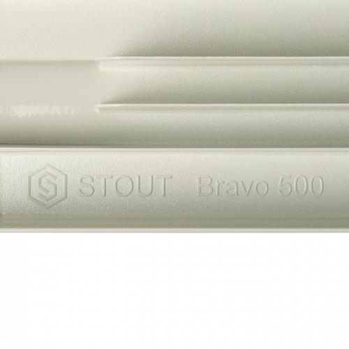 Stout Bravo 350 10 секции Алюминиевый радиатор секционный 