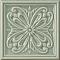 Vallelunga Rialto Vintage Blue Formella Floreale15x15 Декор