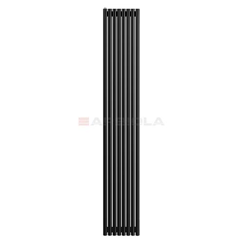 Arbiola Iris 42 H 2500-42-08 секции черный вертикальный радиатор c боковым подключением