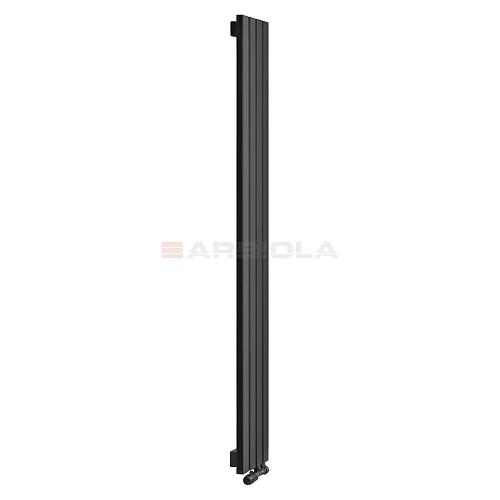 Arbiola Liner V 1750-36-11 секции черный вертикальный радиатор c нижним подключением