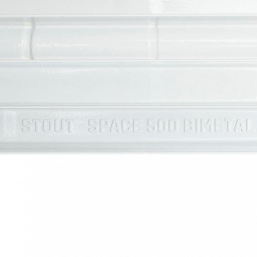 Stout Space 500 -16 секции секционный биметаллический радиатор