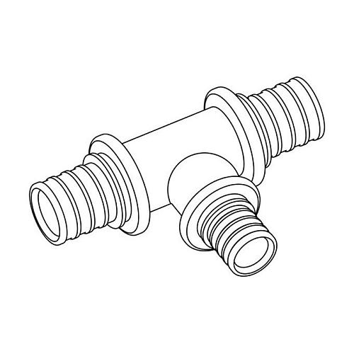 Тройник Rehau Rautherm S равнопроходный 20-20-20