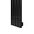 Arbiola Liner H 600-36-24 секции черный вертикальный радиатор c боковым подключением