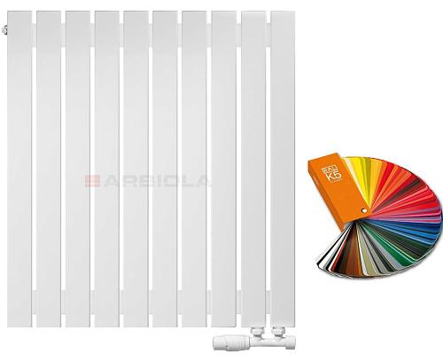 Arbiola Liner V 750-36-10 секции цветной вертикальный радиатор c нижним подключением