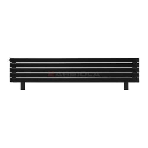Arbiola Gorizont Liner HZ 1800-36-05 секции черный горизонтальный радиатор c боковым подключением с ножками