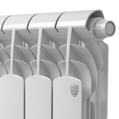 Royal Thermo Vittoria Super 500 VDR / 4 секции Биметаллический радиатор с нижним правым подключением