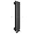 Arbiola Liner V 700-36-13 секции черный вертикальный радиатор c нижним подключением