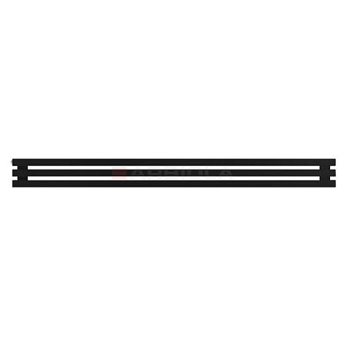 Arbiola Gorizont Ritmo H 1750-40-03 секции чёрный горизонтальный  радиатор c боковым подключением