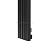 Arbiola Compact H 500-63-14 секции черный вертикальный радиатор c боковым подключением