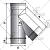 Тройник 45° Вулкан 150 мм VHR без изоляции