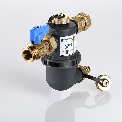 Valtec 3/4" Фильтр-дешламатор с пластиковым корпусом VT.380.B.05