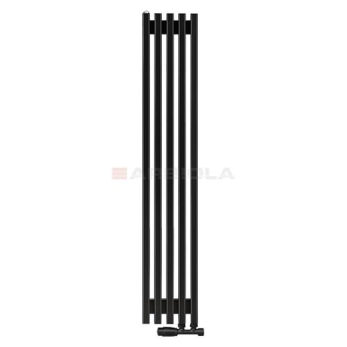 Arbiola Compact V 1200-63-05 секции черный вертикальный радиатор c нижним подключением