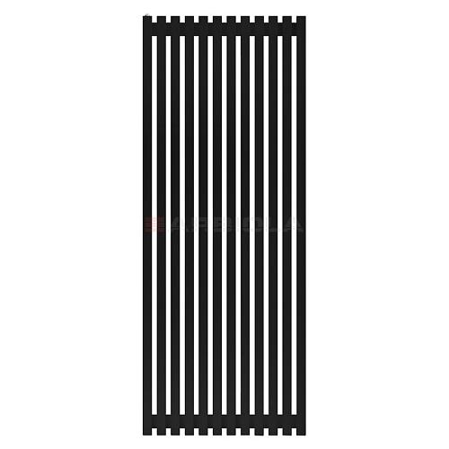  Arbiola Ritmo H 1500-40-12 секции черный вертикальный радиатор c боковым подключением