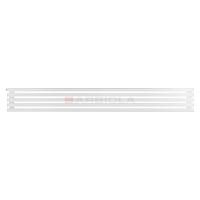 Arbiola Gorizont Ritmo H 2200-40-05 секций белый горизонтальный  радиатор c боковым подключением