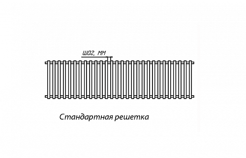 Бриз КЗТО 260 - 1800 мм Решетка декоративная бук