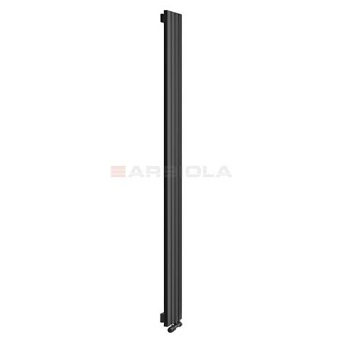 Arbiola Liner V 2000-36-07 секции черный вертикальный радиатор c нижним подключением