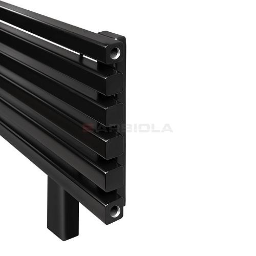 Arbiola Gorizont Ritmo HZ 700-40-05 секций чёрный горизонтальный  радиатор c боковым подключением (на ножках)