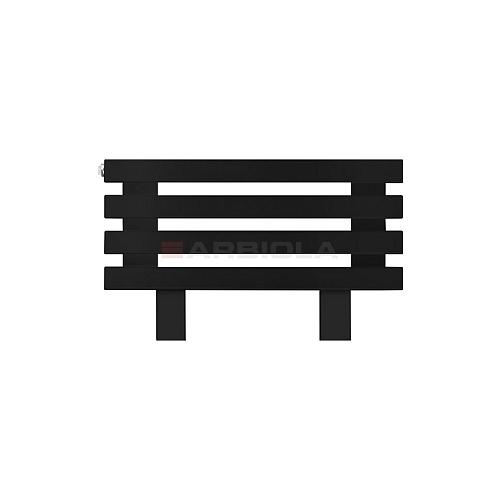 Arbiola Gorizont Ritmo HZ 500-40-04 секции чёрный горизонтальный  радиатор c боковым подключением (на ножках)