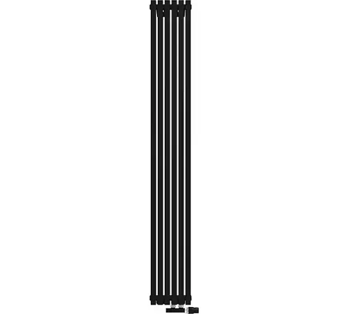 КЗТО QUADRUM 30 V 2- 1750-6 R RAL1T103S9005 Радиатор (черный матовый муар) с нижним подключением