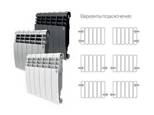 Royal Thermo Biliner 350 Silver Satin /4 секции БиМеталлический радиатор