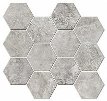 Cisa Italian Icon Cross Cut Grey Mosaico Esagoni T12 Nat 32,8x35 см Мозаика