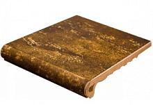 Gres de Aragon, Castano Peldano 24.4x32.8 ступень фронтальная