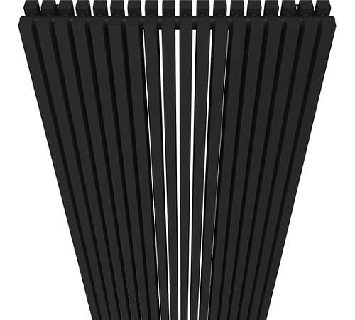 КЗТО QUADRUM 30 V 2- 1750-12 R RAL1T103S9005 Радиатор (черный матовый муар) с нижним подключением