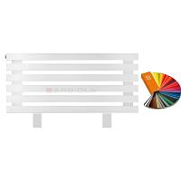 Arbiola Gorizont Ritmo HZ 700-40-06 секций цветной горизонтальный  радиатор c боковым подключением (на ножках)