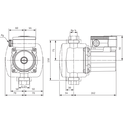 Wilo TOP-Z 20/4 EM PN6/10 Циркуляционный насос