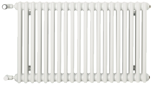 Zehnder Charleston 3057/20 секций №1270 3/4" RAL 9016 боковое подключение