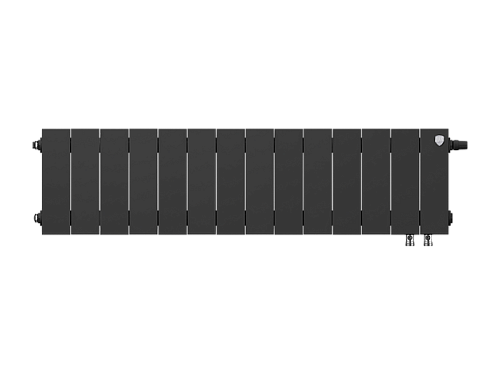 Royal Thermo  Piano Forte Noir Sable VDR 200/14 секции БиМеталлический радиатор