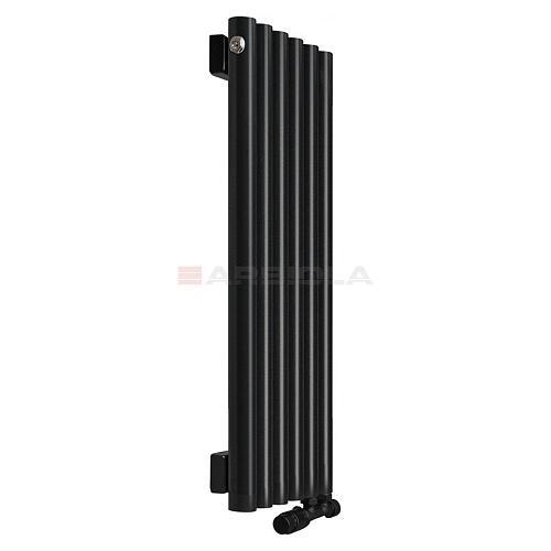 Arbiola Iris 42 V 700-42-21 секции черный вертикальный радиатор c нижним подключением
