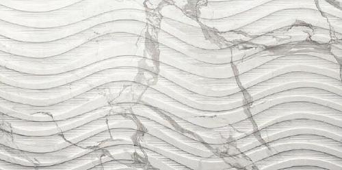 Impronta Marble Experience Statuario Lux Onda 60x120 Напольная плитка