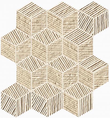 Fap Ceramiche Lumina Glam Almond Cube Mosaico 22,5×26 см Мозаика