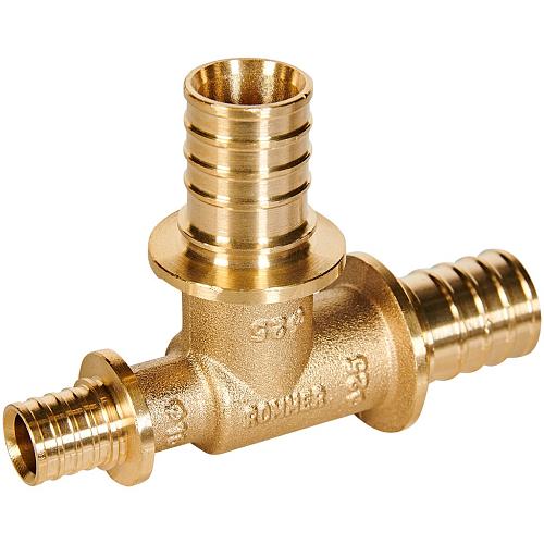 ROMMER Тройник переходной 25x25x16 для труб из сшитого полиэтилена осевой