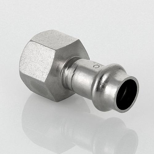 VALTEC 12 мм х 1/2" Пресс-фитинг из нержавеющей стали с внутренней резьбой