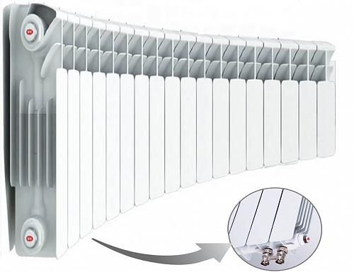 Rifar Base Ventil Flex 500- 11 секции Биметаллический радиусный радиатор