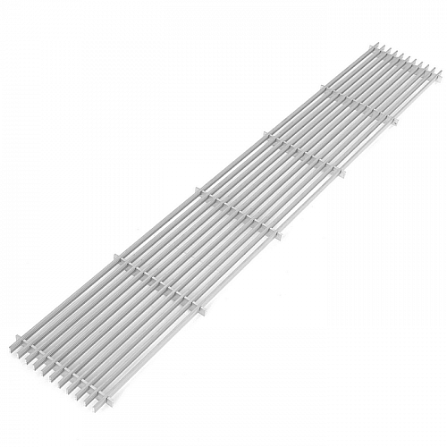 Решетка продольная алюминиевая Techno Vita 185-2400 белая
