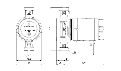 Grundfos Comfort  15-14 BA PM Циркуляционный насос